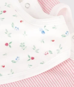 Petit Bateau Lätzchen|Newborn*2er-Set Baby-Lätzchen aus bedruckter Baumwolle variante 1