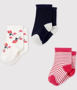 Petit Bateau Socken, Schühchen*3er-Set Babysocken variante 1