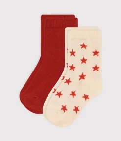 Petit Bateau Socken, Schühchen*2er-Set Babysocken aus Baumwolljersey mit Sternenmotiv variante 1