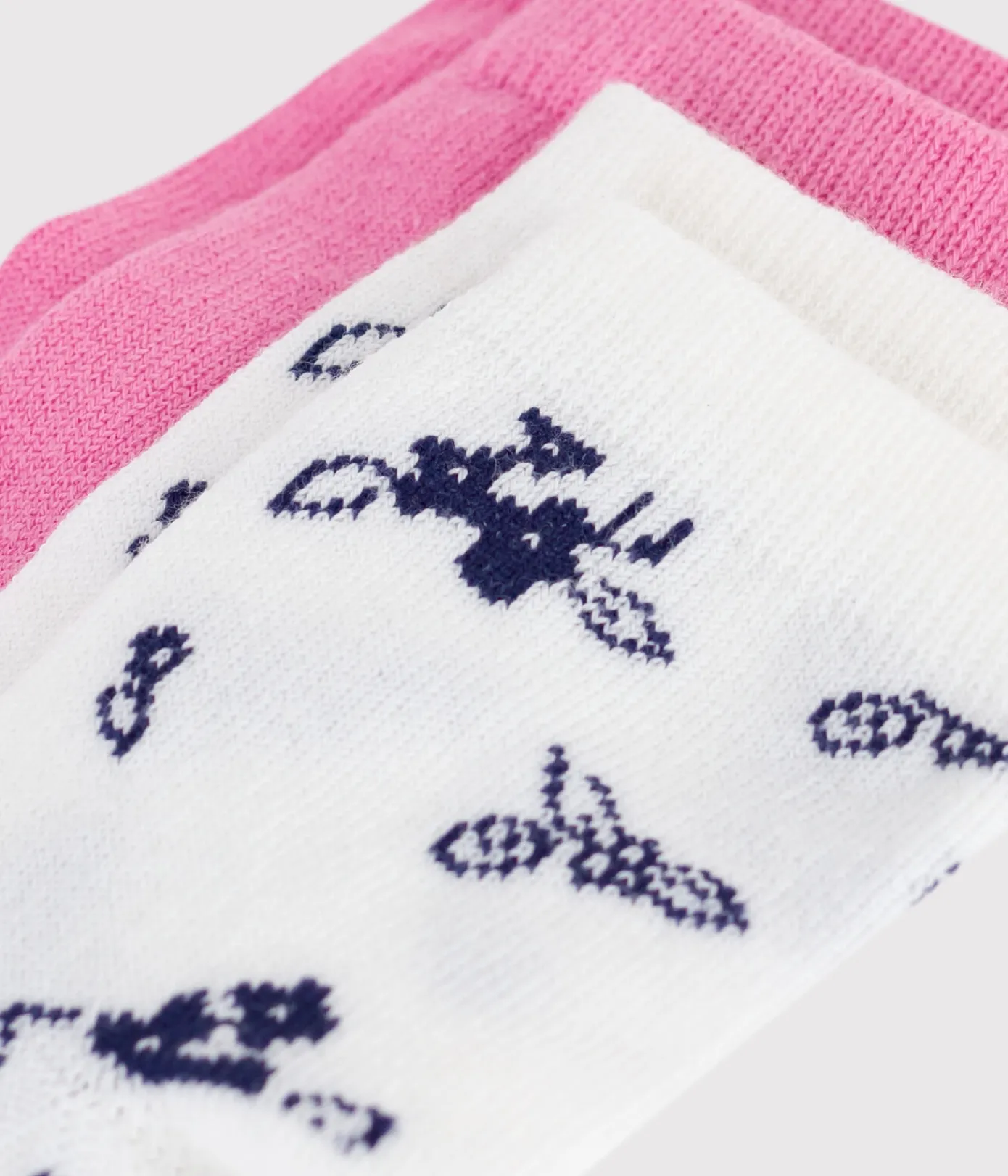 Petit Bateau Socken, Schühchen*2er-Set Baby-Socken aus Baumwolle mit Blumenmuster variante 1