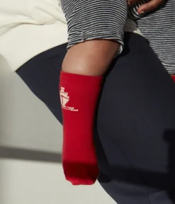 Petit Bateau Socken, Schühchen*2er-Set Babysocken aus Baumwolljersey mit Hafenmotiv variante 1