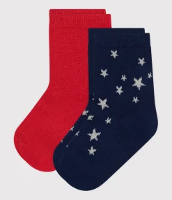 Petit Bateau Socken, Schühchen*2er-Set Baby-Socken aus Baumwolle mit Sternmotiv variante 1