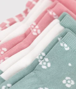 Petit Bateau Socken, Schühchen*5er-Set Baby-Socken aus geblümter Baumwolle für Mädchen variante 1