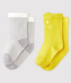 Petit Bateau Socken, Schühchen*2er-Set Babysocken mit Motiv für Mädchen variante 1