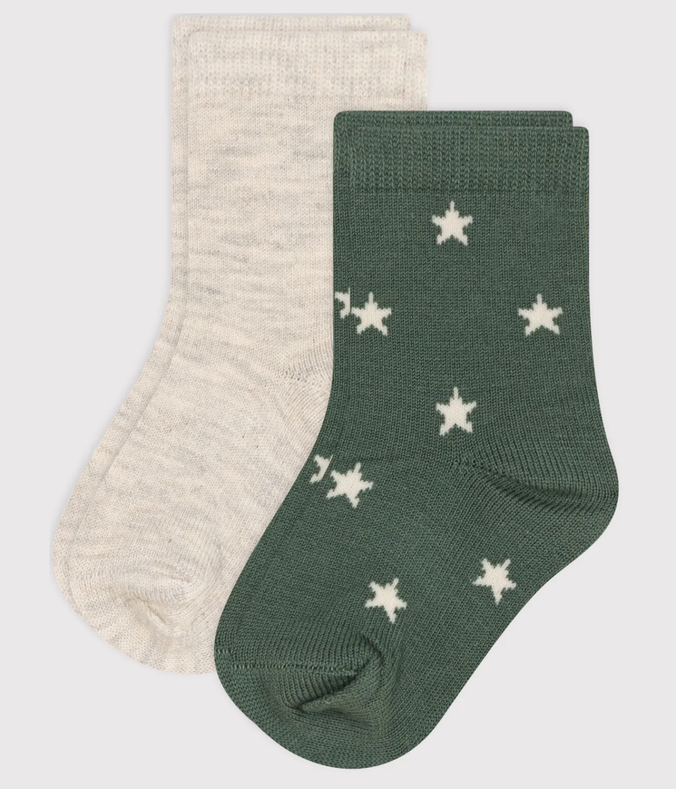 Petit Bateau Socken, Schühchen*2er-Set Babysocken mit Sternenmotiv aus Baumwolle variante 1