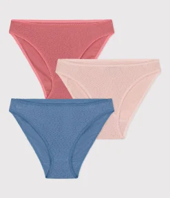 Petit Bateau Bhs, Slips, Bodys*3er-Set Damen-Slips aus Baumwolle mit Lochstickerei variante 1