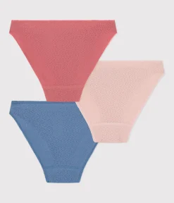 Petit Bateau Bhs, Slips, Bodys*3er-Set Damen-Slips aus Baumwolle mit Lochstickerei variante 1