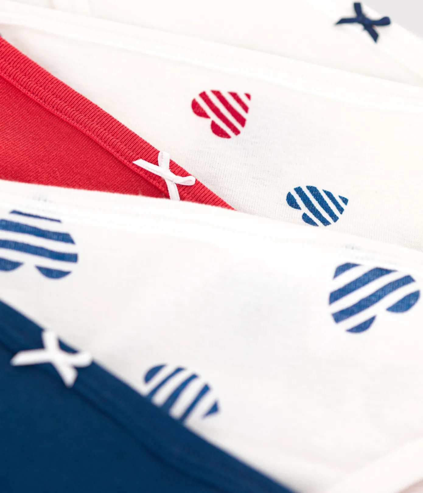 Petit Bateau Bhs, Slips, Bodys*5er-Set Damen-Slips aus Baumwolle mit Herzmotiv variante 1
