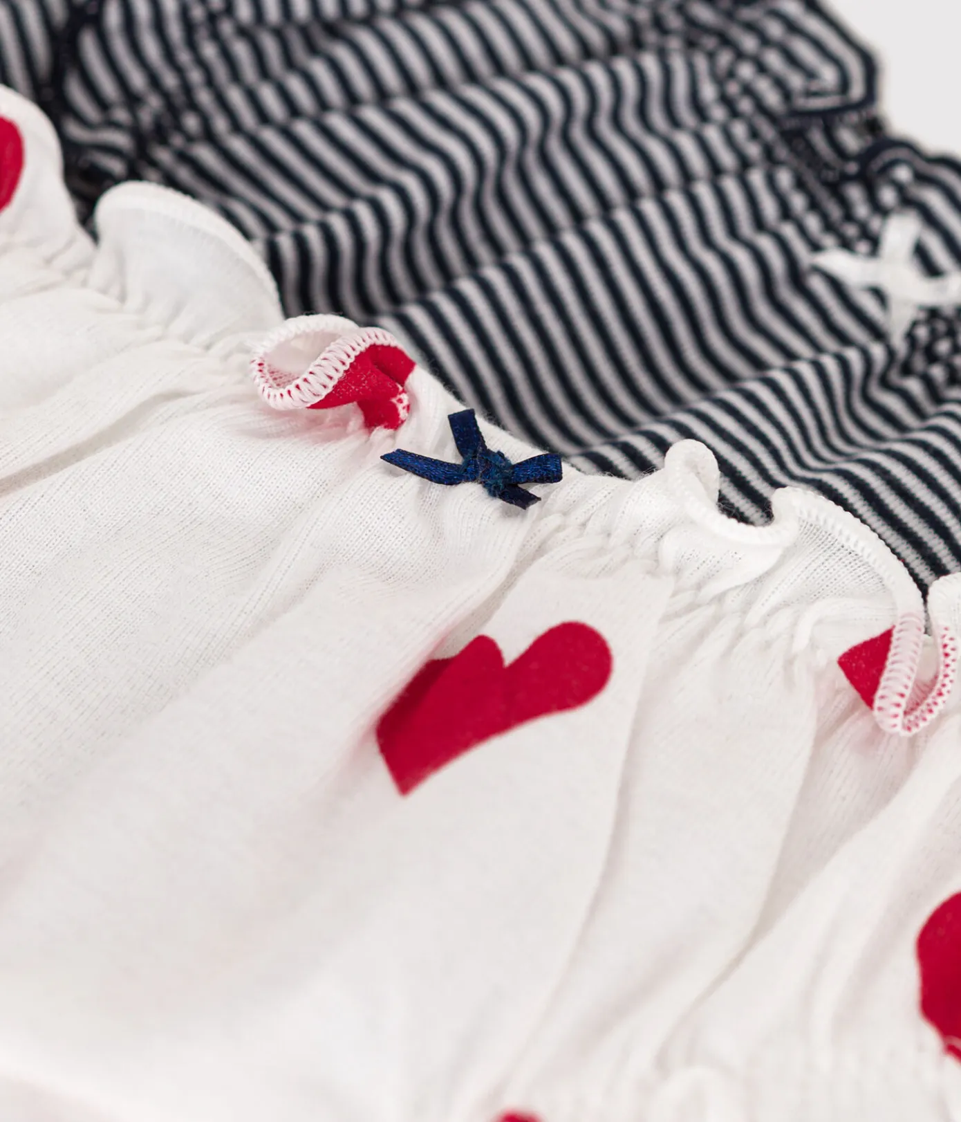 Petit Bateau Bhs, Slips, Bodys*2er-Set Damenslips aus Baumwolle mit Rüschen variante 1