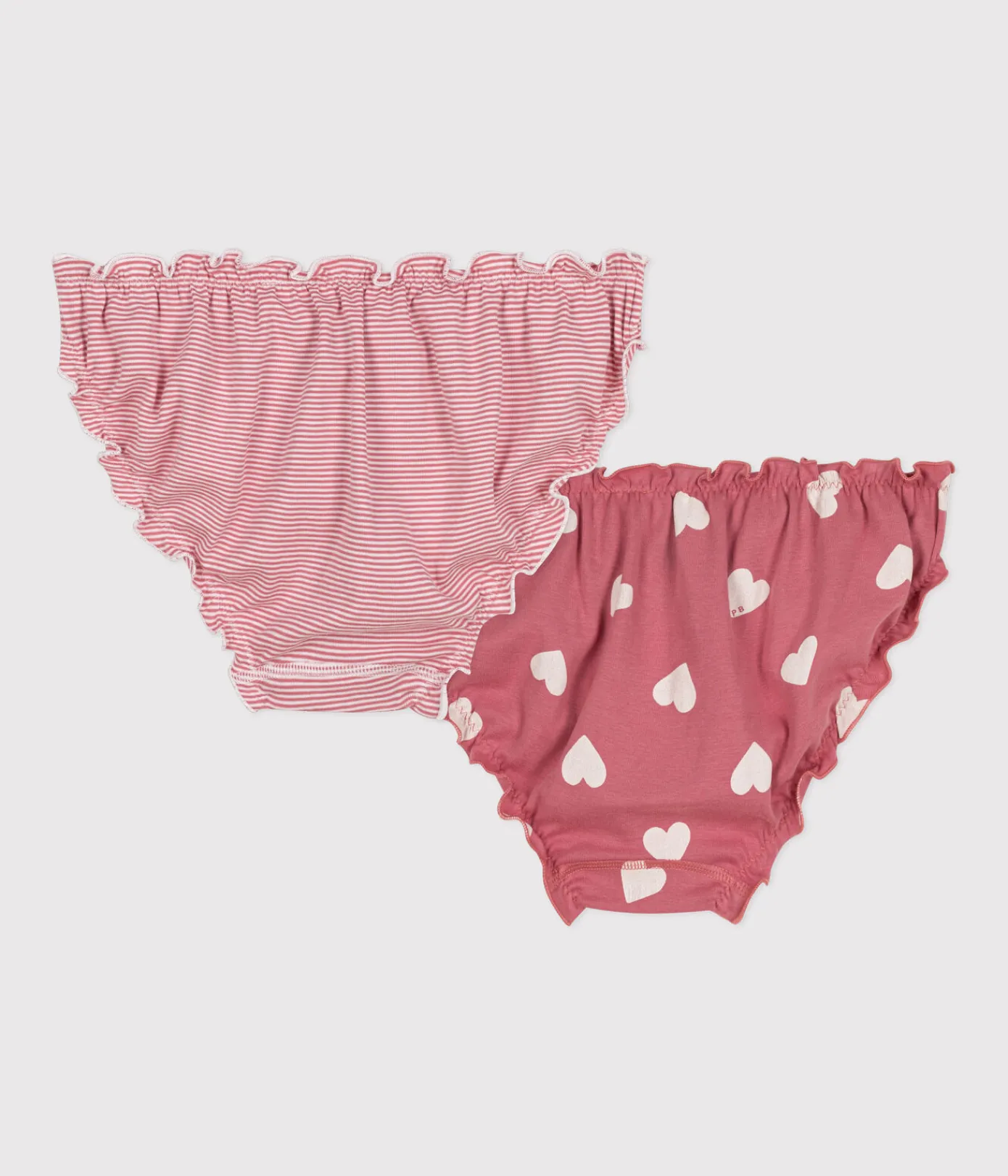 Petit Bateau Bhs, Slips, Bodys*2er-Set Damen-Slips aus Baumwolle mit Rüschen variante 1