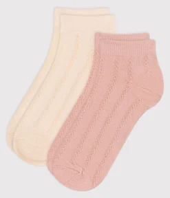 Petit Bateau Socken, Strumpfhosen*2er-Set einfarbige Kindersocken aus Baumwolljersey variante 2