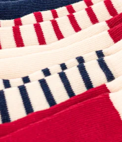 Petit Bateau Socken, Schühchen*5er-Set gestreifte Babysocken variante 1