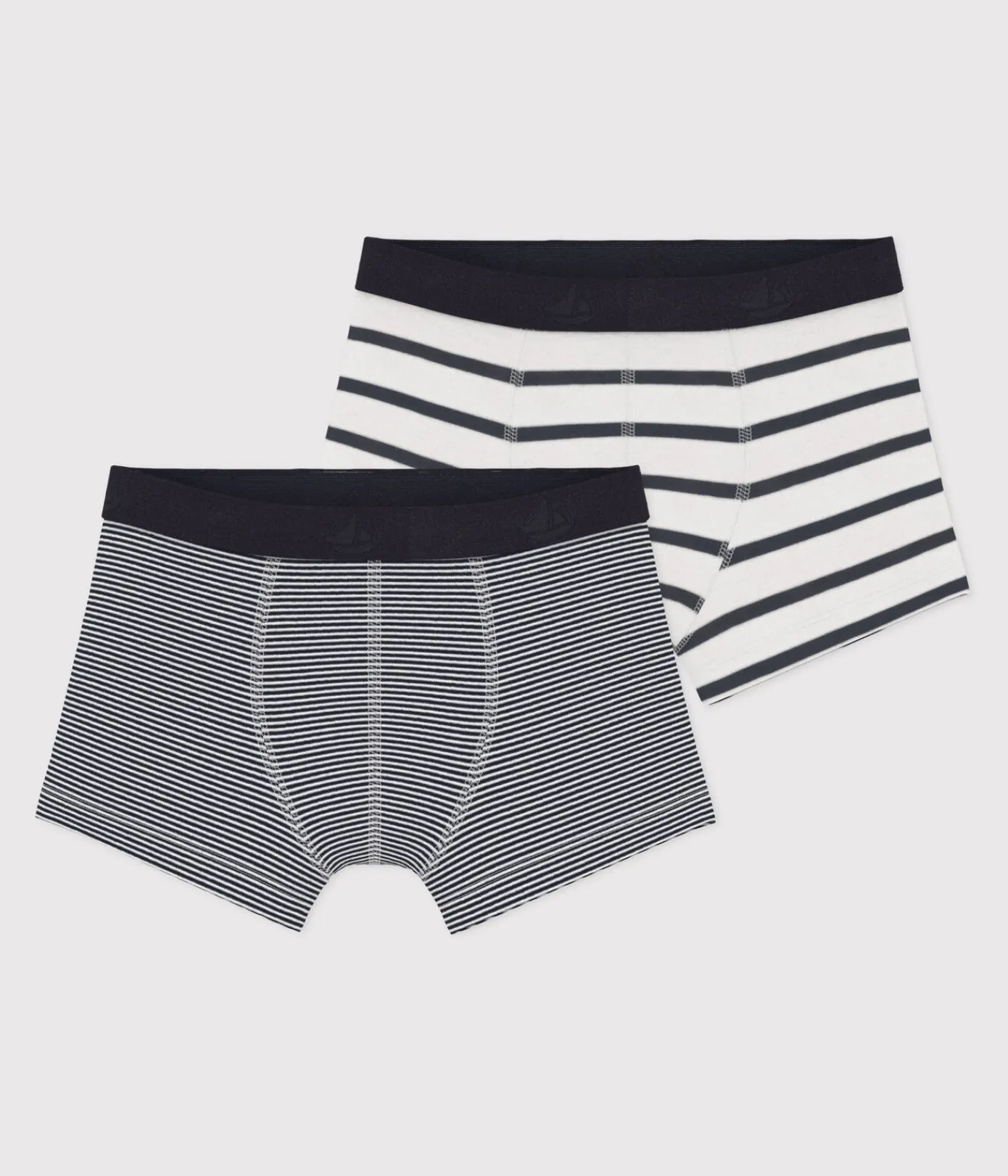 Petit Bateau Unterhosen, Boxershorts*2er-Set gestreifte Boxershorts für Jungen variante 1