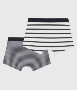 Petit Bateau Unterhosen, Boxershorts*2er-Set gestreifte Boxershorts für Jungen variante 1