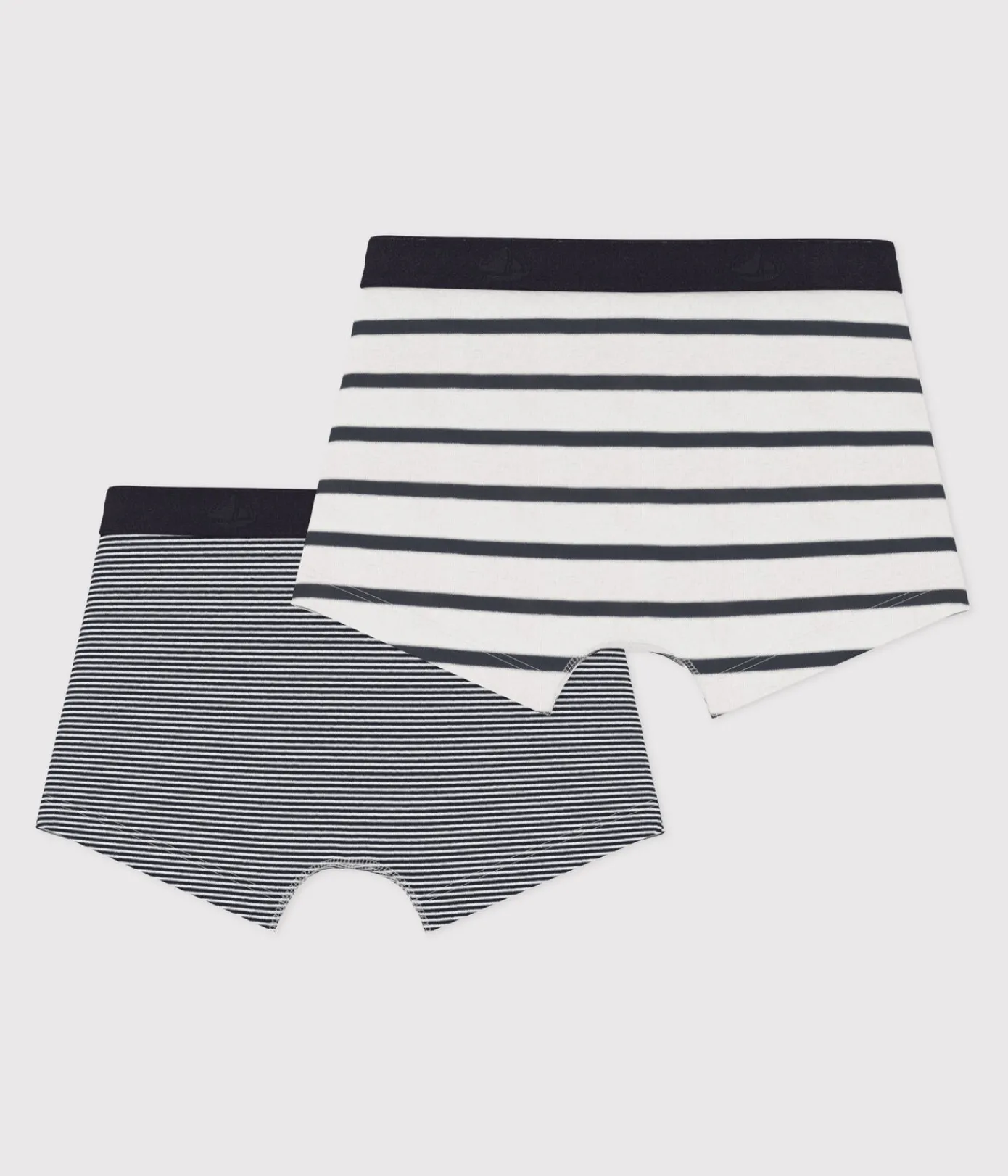 Petit Bateau Unterhosen, Boxershorts*2er-Set gestreifte Boxershorts für Jungen variante 1