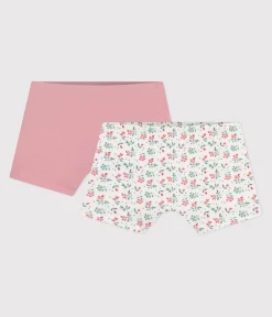 Petit Bateau Unterhosen, Shortys*2er-Set hohe Kinder-Shortys aus Baumwolle mit Blumenmotiv variante 1