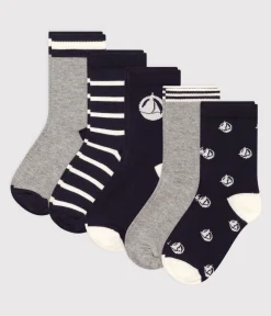 Petit Bateau Socken, Hausschuhe|Socken, Strumpfhosen*5er-Set Jungensocken variante 1