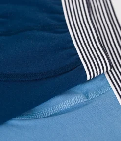 Petit Bateau Herren|Unterhosen, Boxershorts*2er-Set Kinder-Boxershorts aus einfarbiger Baumwolle mit Elastan variante 1