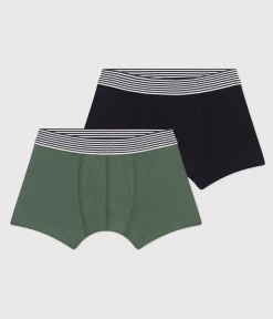 Petit Bateau Unterhosen, Boxershorts*2er-Set Kinder-Boxershorts aus Baumwolle und Elastan variante 1