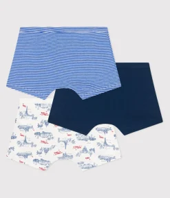 Petit Bateau Unterhosen, Boxershorts*3er-Set Kinder-Boxershorts aus Baumwolle mit überzogenem Bund mit Paris-Motiv variante 1