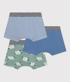 Petit Bateau Unterhosen, Boxershorts*3er-Set Kinder-Boxershorts aus Baumwolle mit Schafmotiv variante 1