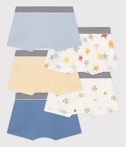 Petit Bateau Unterhosen, Boxershorts*5er-Set Kinder-Boxershorts aus Baumwolle mit Sternen variante 1