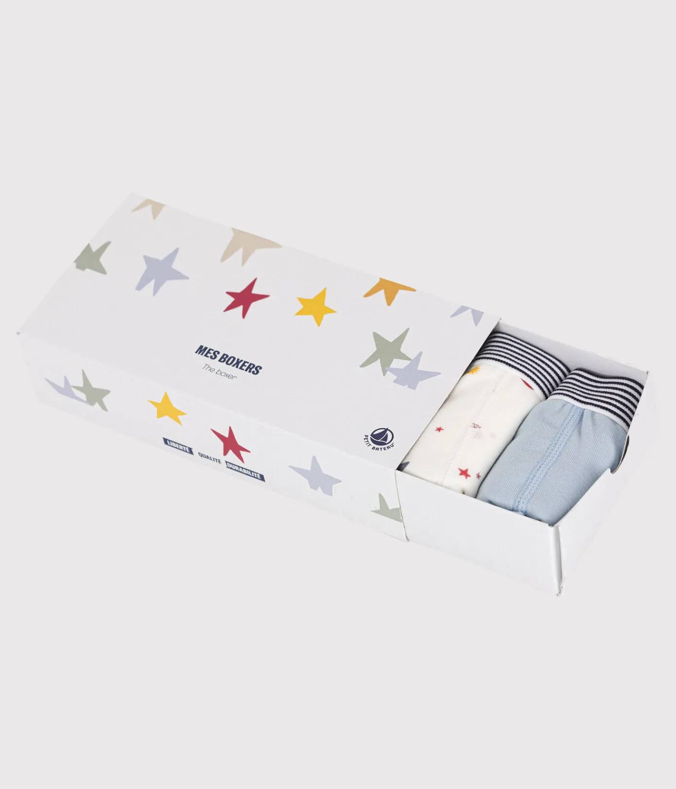 Petit Bateau Unterhosen, Boxershorts*5er-Set Kinder-Boxershorts aus Baumwolle mit Sternen variante 1