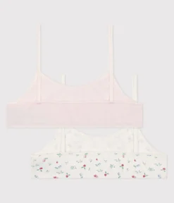 Petit Bateau Bustiers, Mädchen-Bhs*2er-Set Kinder-Bustiers aus Baumwolle und Elastan mit Frucht-Motiv variante 1