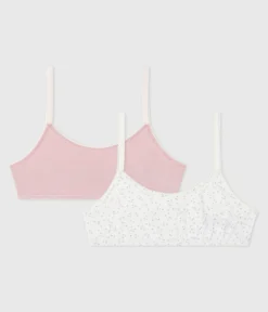 Petit Bateau Bustiers, Mädchen-Bhs*2er-Set Kinder-Bustiers aus Baumwolle und Elastan variante 2