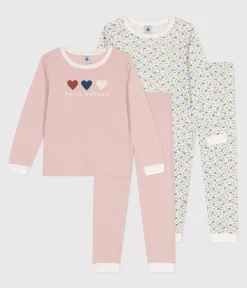 Petit Bateau Schlafanzüge, Nachthemden*2er-Set Kinder-Pyjamas aus Baumwolle variante 1