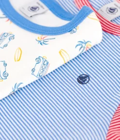 Petit Bateau Schlafanzüge, Pyjamas*2er-Set Kinder-Pyjamas aus Baumwolle variante 1