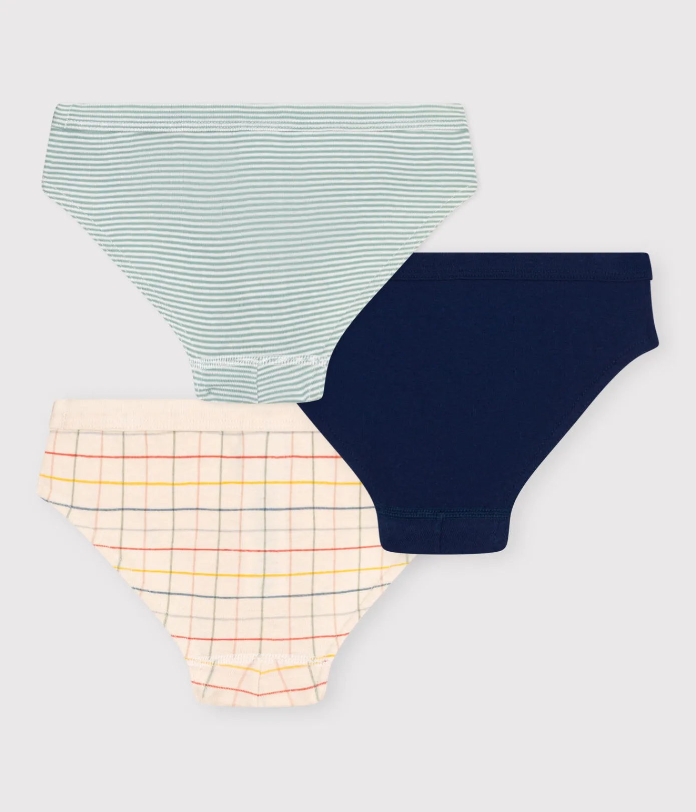 Petit Bateau Unterhosen, Boxershorts*3er-Set Kinder-Slips aus Baumwolle variante 1