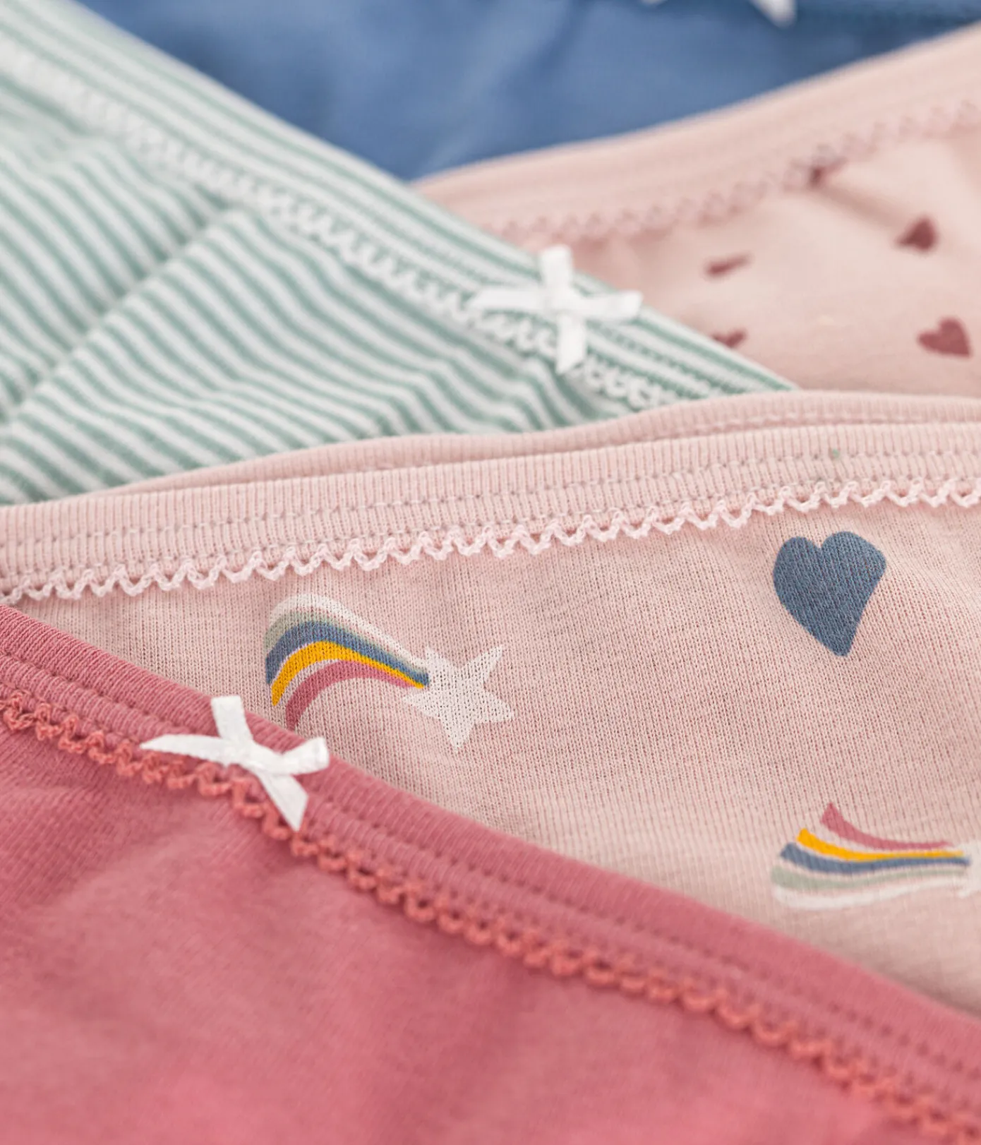 Petit Bateau Unterhosen, Shortys*5er-Set Kinder-Slips aus Baumwolle mit Herzmotiv variante 1