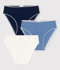 Petit Bateau Unterhosen, Shortys*3er-Set Kinder-Slips aus Baumwolle und Elastan variante 1