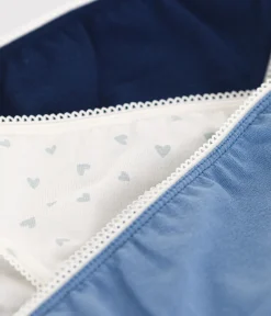 Petit Bateau Unterhosen, Shortys*3er-Set Kinder-Slips aus Baumwolle und Elastan variante 1
