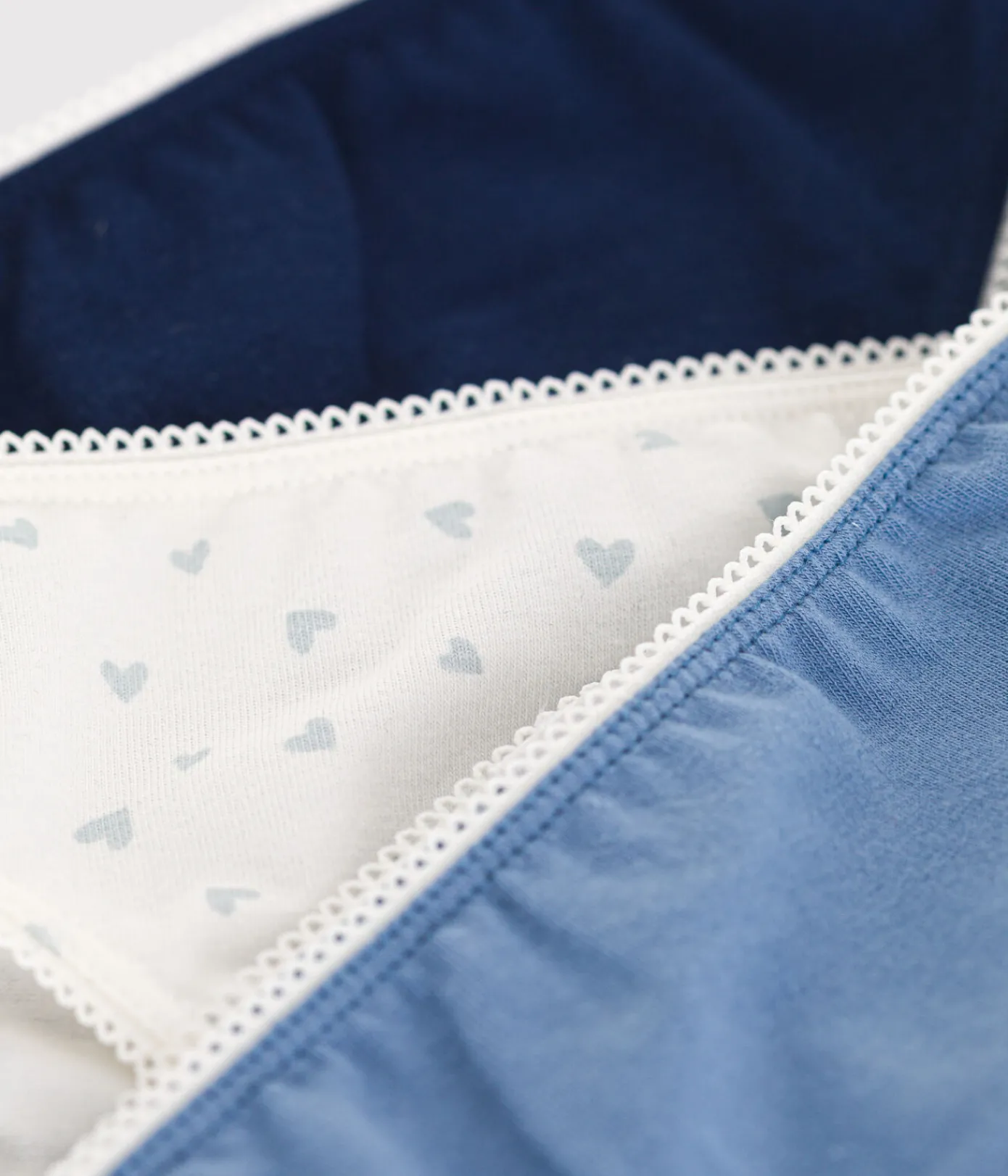 Petit Bateau Unterhosen, Shortys*3er-Set Kinder-Slips aus Baumwolle und Elastan variante 1