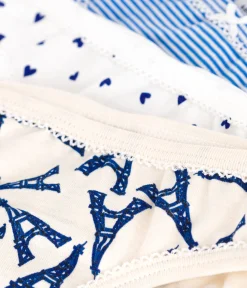 Petit Bateau Unterhosen, Shortys*3er-Set Kinder-Slips aus Baumwolle mit Paris-Motiv variante 1