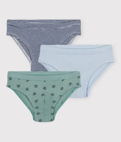 Petit Bateau Unterhosen, Boxershorts*3er-Set Kinder-Slips aus Baumwolle variante 1