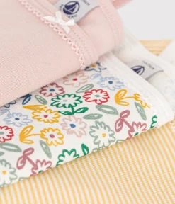 Petit Bateau Unterhemden, Tanktops|T-Shirts, Tops, Oberteile*3er-Set Kinder-Spaghetti-Tops mit Blumenmotiv variante 1