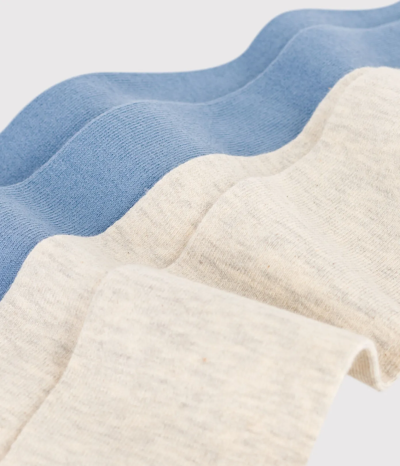 Petit Bateau Socken, Strumpfhosen*2er-Set Kinder-Strumpfhosen aus Baumwolljersey blau ADRIATIC/ MONTELIMAR