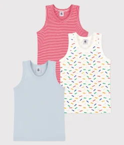 Petit Bateau Unterhemden, Tanktops|T-Shirts, Poloshirts, Hemden*3er-Set Kinder-Tanktops aus Baumwolle variante 1