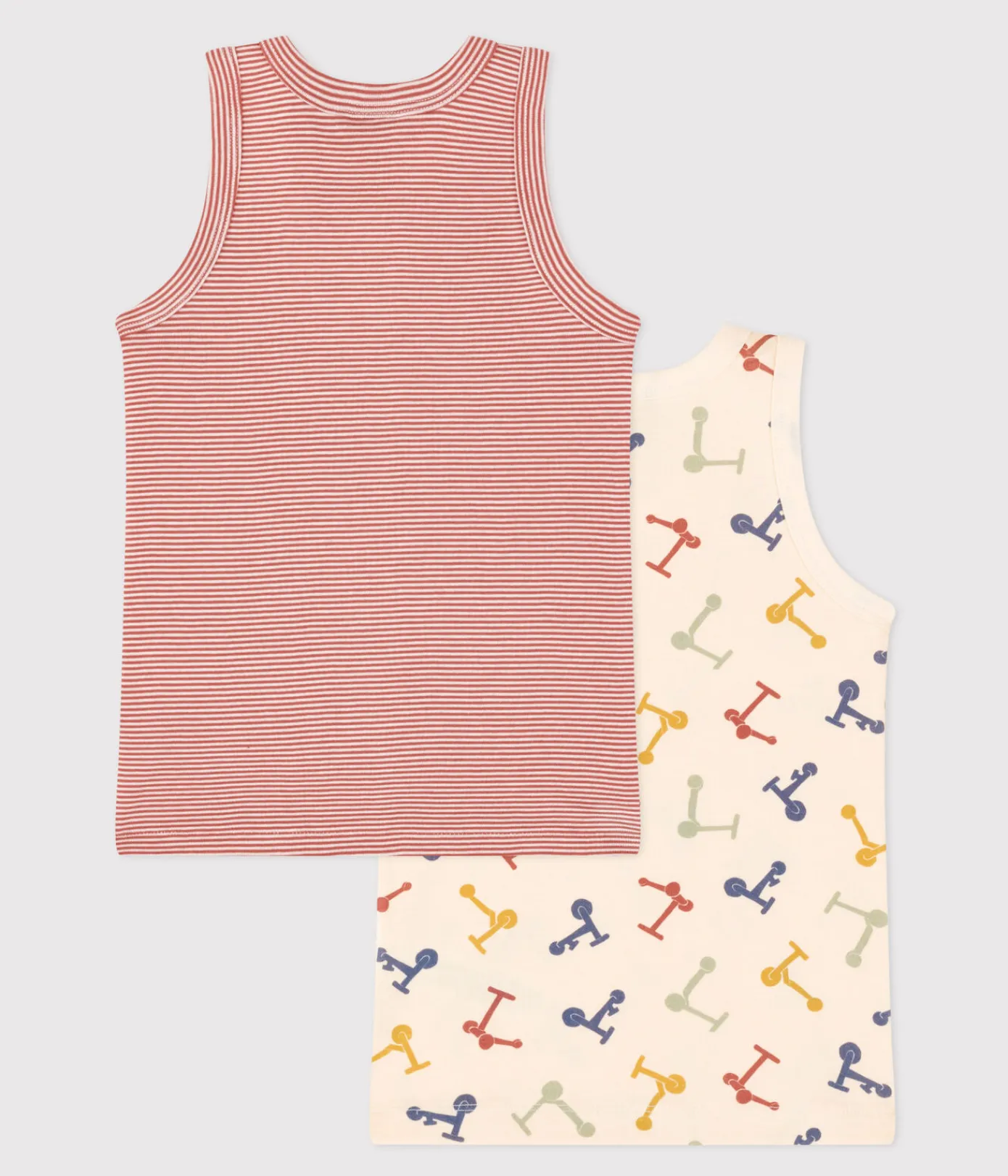 Petit Bateau Unterhemden, Tanktops|T-Shirts, Poloshirts, Hemden*2er-Set Kinder-Tanktops aus Baumwolle variante 1