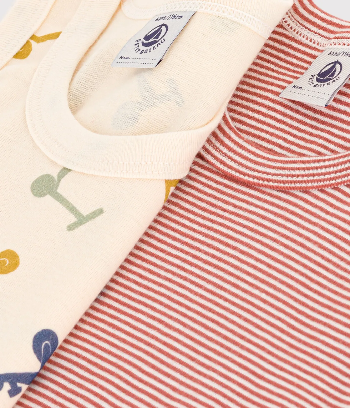 Petit Bateau Unterhemden, Tanktops|T-Shirts, Poloshirts, Hemden*2er-Set Kinder-Tanktops aus Baumwolle variante 1