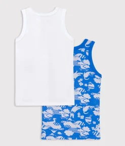 Petit Bateau Unterhemden, Tanktops|T-Shirts, Poloshirts, Hemden*2er-Set Kinder-Tanktops aus Baumwolle variante 1