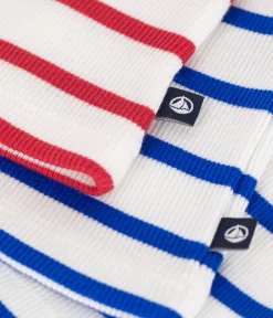 Petit Bateau Unterhemden, Tanktops|T-Shirts, Tops, Oberteile*2er-Set Kinder-Unterhemden aus Baumwolle mit Streifen variante 1