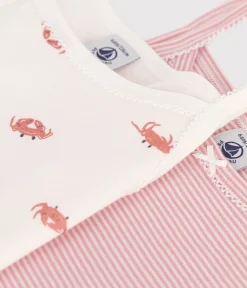 Petit Bateau Unterhemden, Tanktops|T-Shirts, Tops, Oberteile*2er-Set Kinder-Unterhemden aus bedruckter Baumwolle variante 1