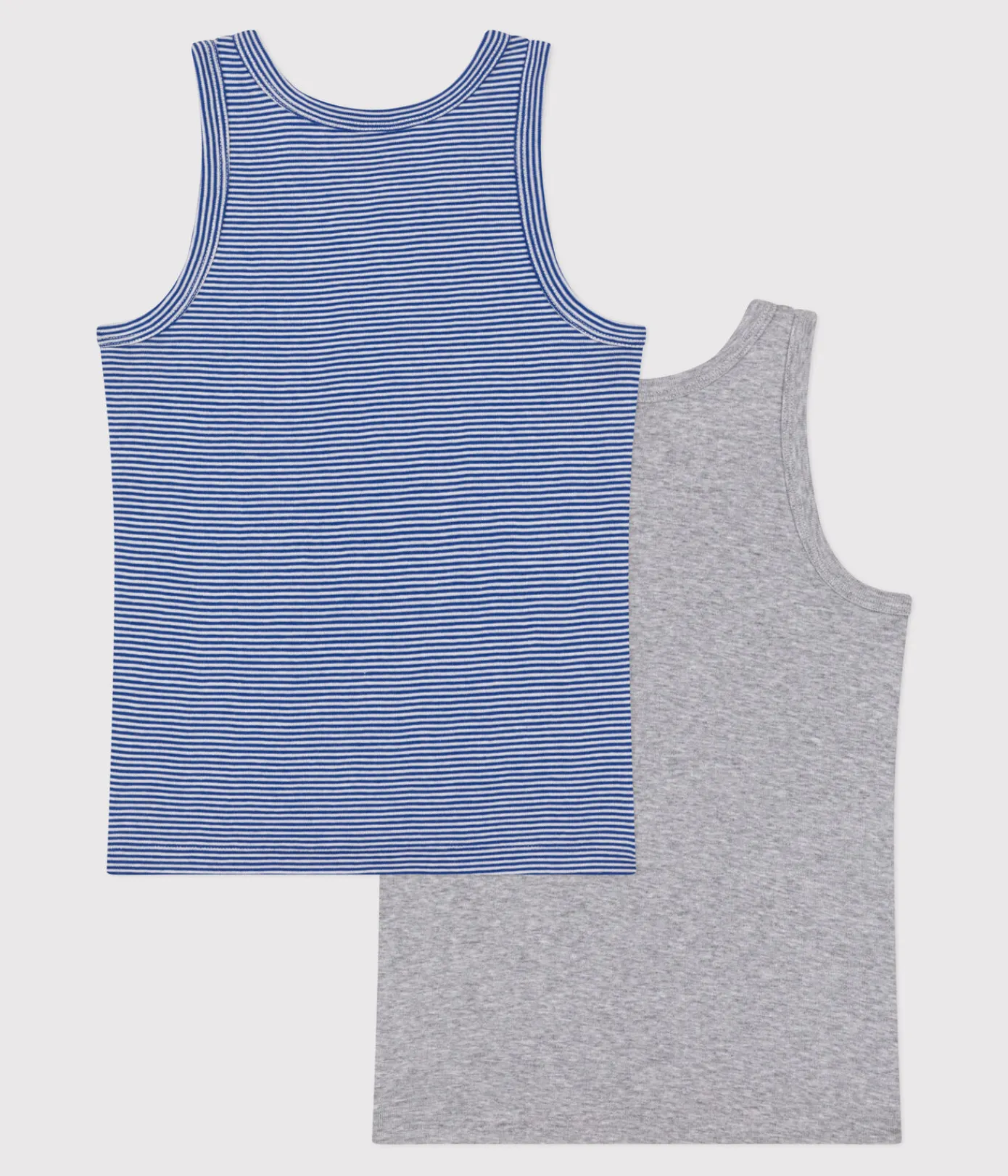 Petit Bateau Unterhemden, Tanktops|T-Shirts, Poloshirts, Hemden*2er-Set Kinder-Unterhemden aus Baumwolle mit Streifen variante 1