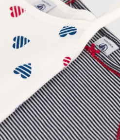 Petit Bateau Unterhemden, Tanktops|T-Shirts, Tops, Oberteile*2er-Set Kinder-Unterhemden aus Baumwolle mit Herzmotiv variante 1