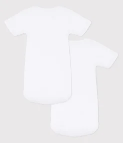 Petit Bateau Bodys*2er-Set kurzärmelige Baby-Bodys in Weiß variante 1