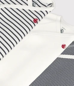 Petit Bateau Bodys|Newborn*3er-Set langärmelige Baby-Bodys für Neugeborene variante 1